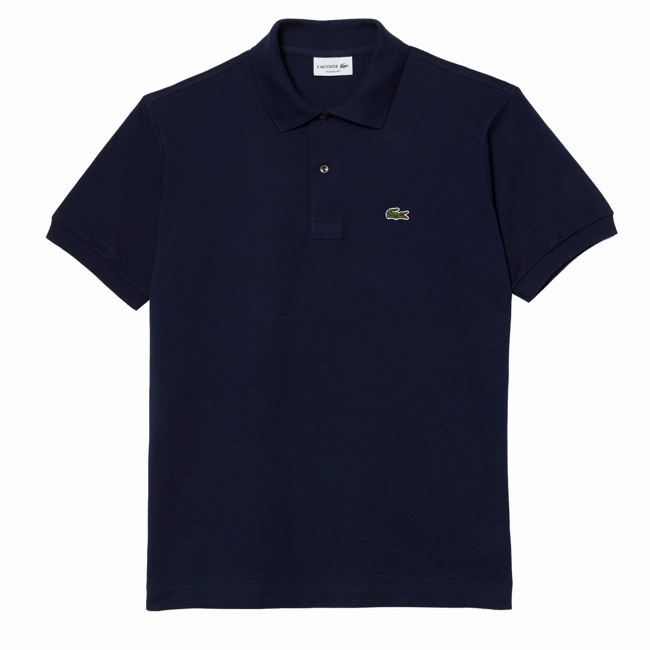 Lacoste Original L.12.12 Petit Pique Cotton Polo Shirt Midnight Blue Mega Online Discount