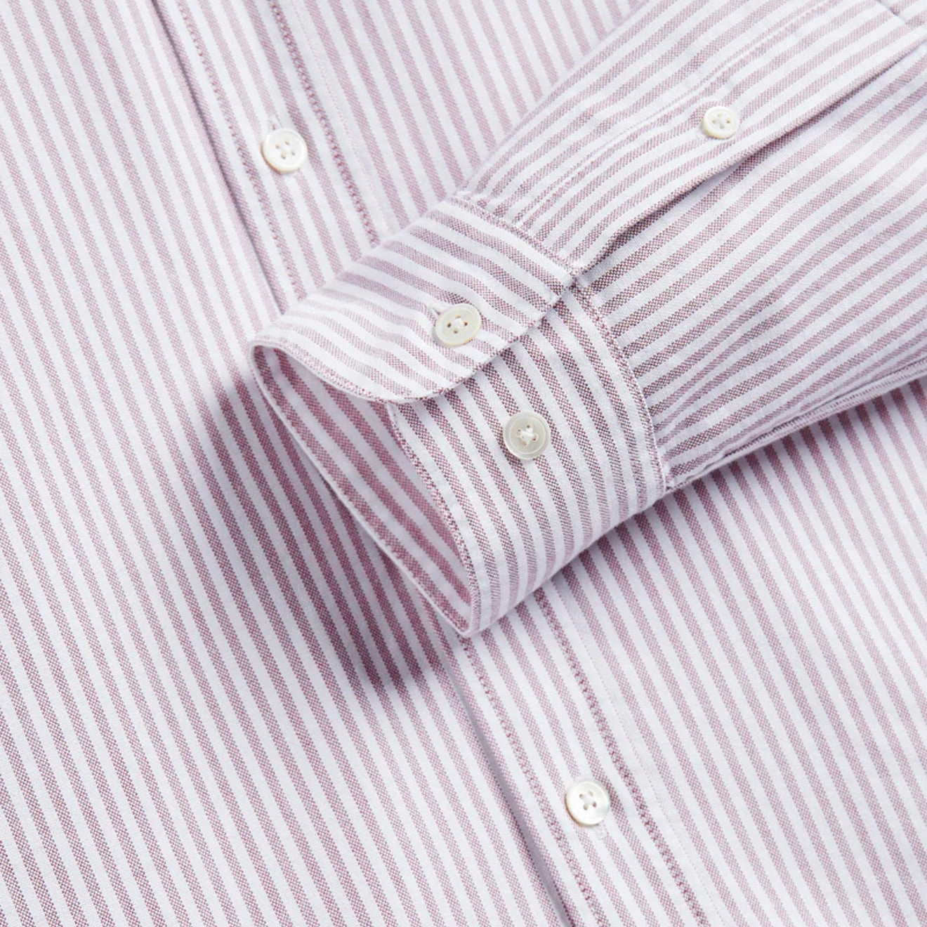 Portuguese Flannel Belavista Stripe L/S Shirt Bordeaux Shop Todays Picks