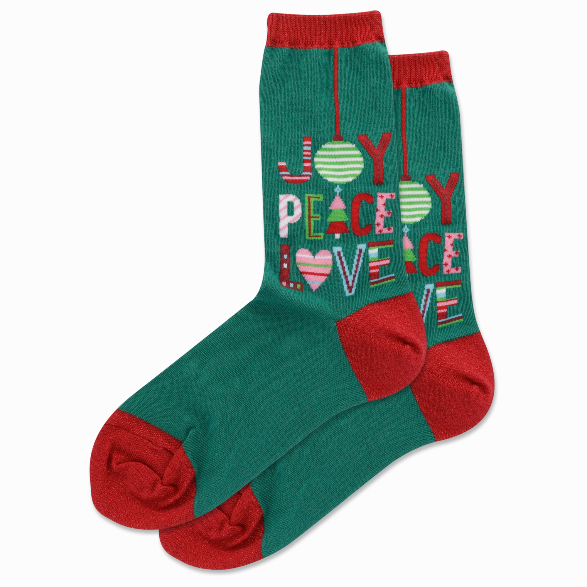 Women'S Women'S Joy Peace Love Crew Socks Mega Hot Offer