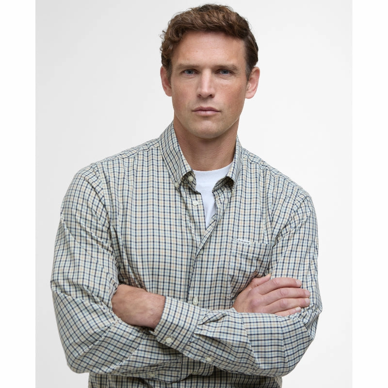 Todays Trending Deals Barbour Teesdale Performance Mens Shirt - Stone