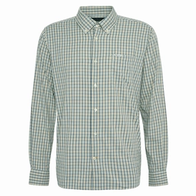 Flash Sale Now Barbour Teesdale Performance Mens Shirt - Stone