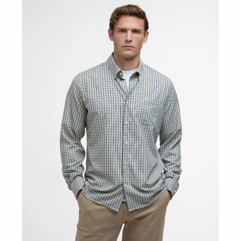 Barbour Teesdale Performance Mens Shirt - Stone Mega Savings Now Special Steal Event