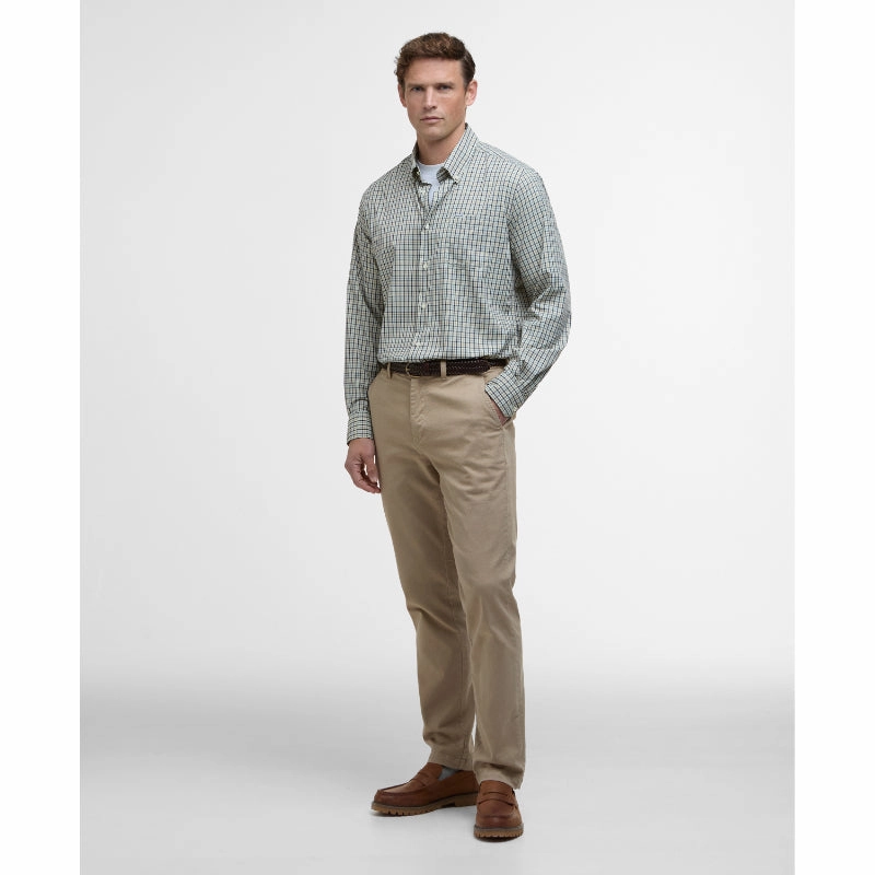 Shop Hot Deals Barbour Teesdale Performance Mens Shirt - Stone