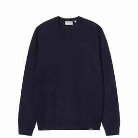 Save Today Only Carhartt Wip Alten Sweater Deep Night