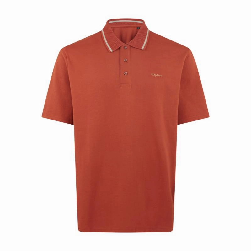 Ridgeline Kilworth Mens Polo Shirt - Russet Grab the Deal Now Hot Pick of the Day