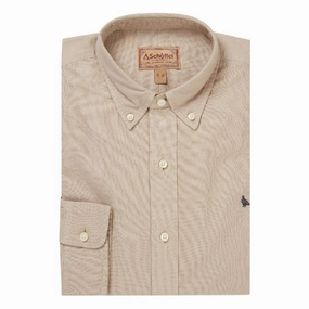 Schoffel Cavendish Oxford Mens Shirt - Cobblestone Instant Discount