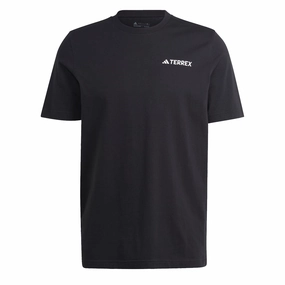 Adidas Terrex Graphic Mountain 2.0 T-Shirt Black Mega Discount Event