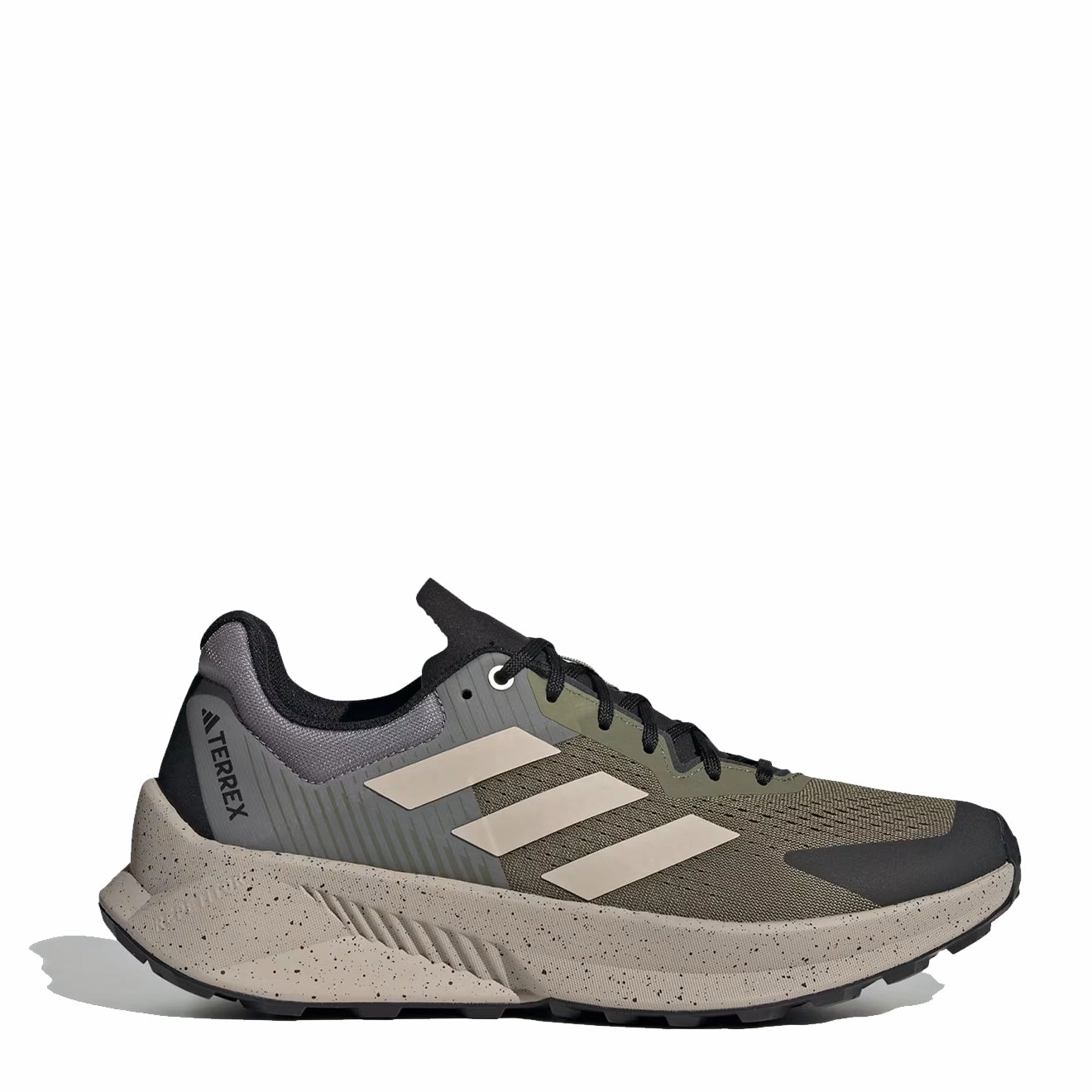 Instant Savings Inside Save Big Today Adidas Terrex Soulstride Flow Trail Running Shoe Olive Strata / Wonder Beige / Charcoal