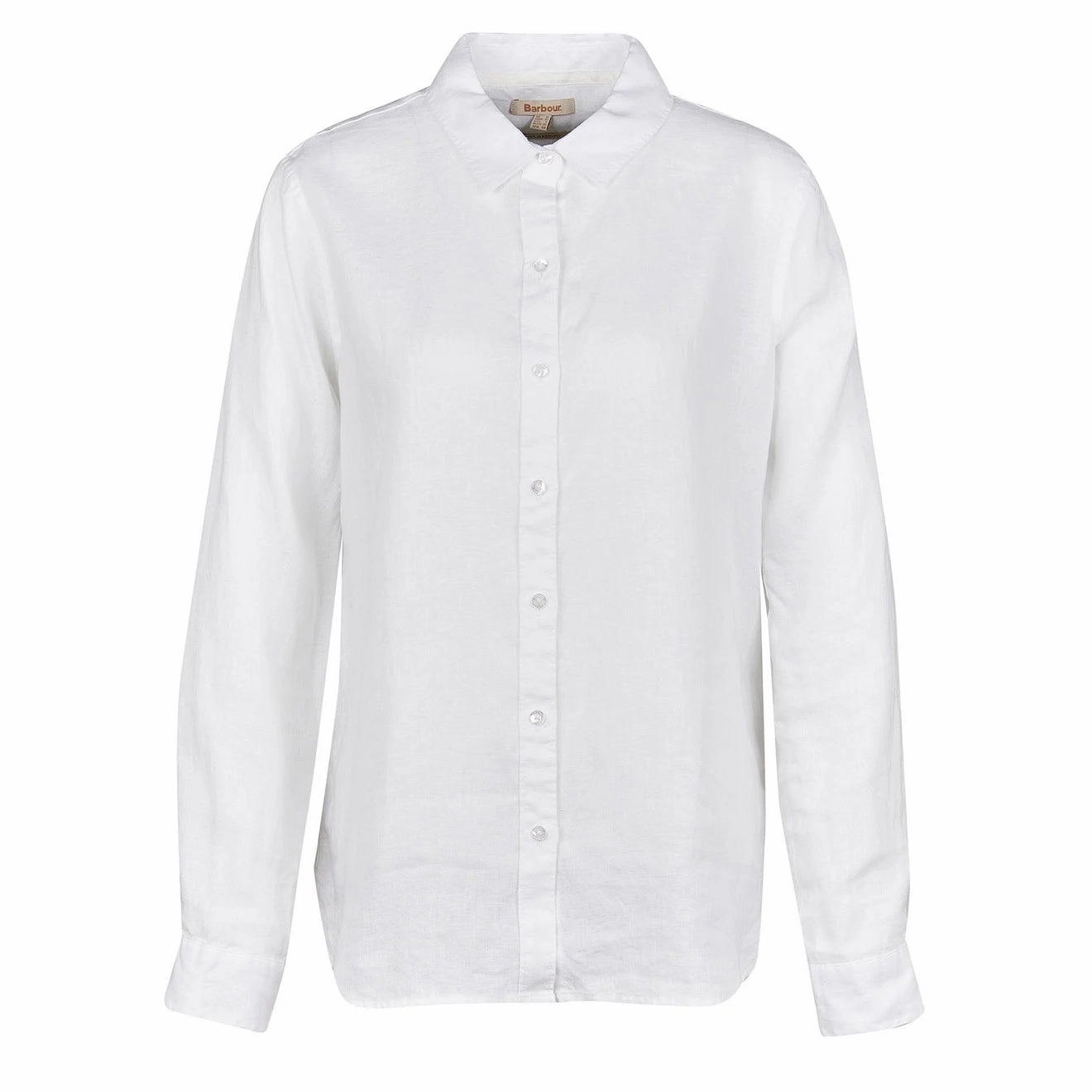 Barbour Womens Marine Relaxed Shirt White Clearance Sale Exclusive Holiday Deal