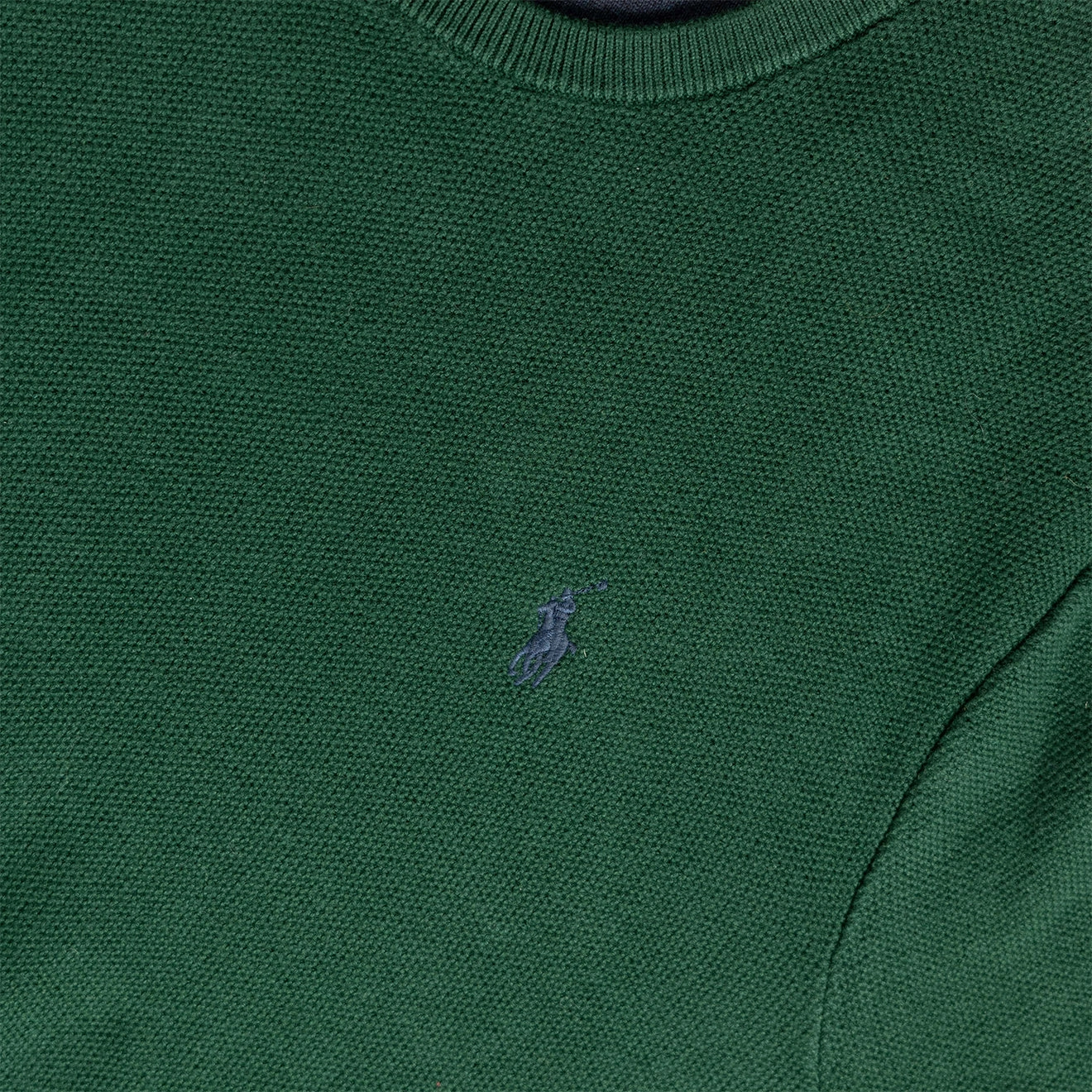 Polo Ralph Lauren Cotton Crewneck Jumper Moss Agate Best Seller Deal