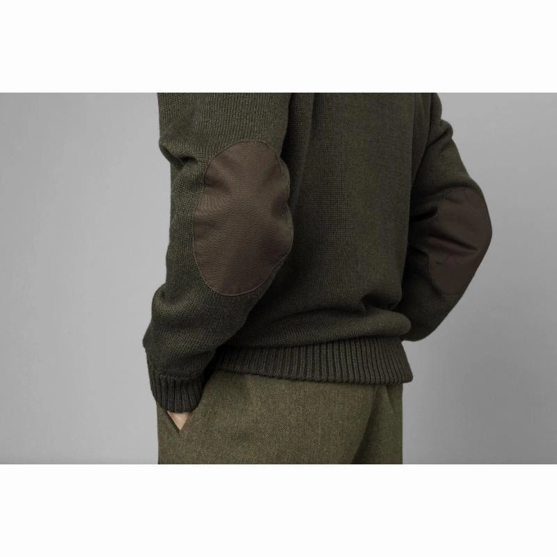 Seeland Haze Seetex Windbreaker 1/4 Zip Mens Knit Jumper - Grizzly Brown Daily Deal Frenzy Deal Frenzy Today