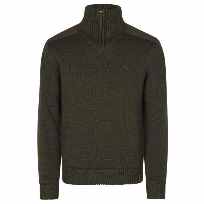 Seeland Haze Seetex Windbreaker 1/4 Zip Mens Knit Jumper - Grizzly Brown Big Hot Sale Hot Offer Ending Soon