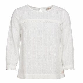 Barbour Robyn Ladies Shirt - Cloud Hot Savings Alert