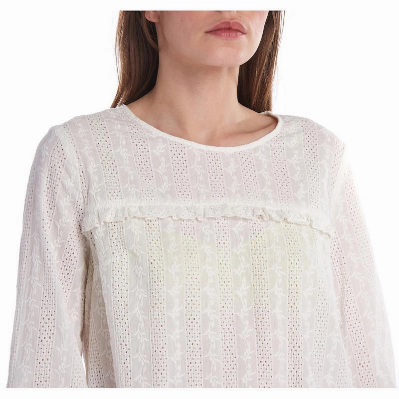 Today Only Discount Clearance Savings Now Barbour Robyn Ladies Shirt - Cloud
