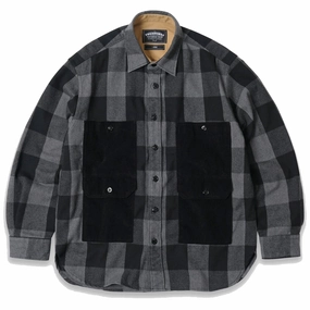 Frizmworks Buffalo Hunting Shirt Jacket Black Clearance Blowout