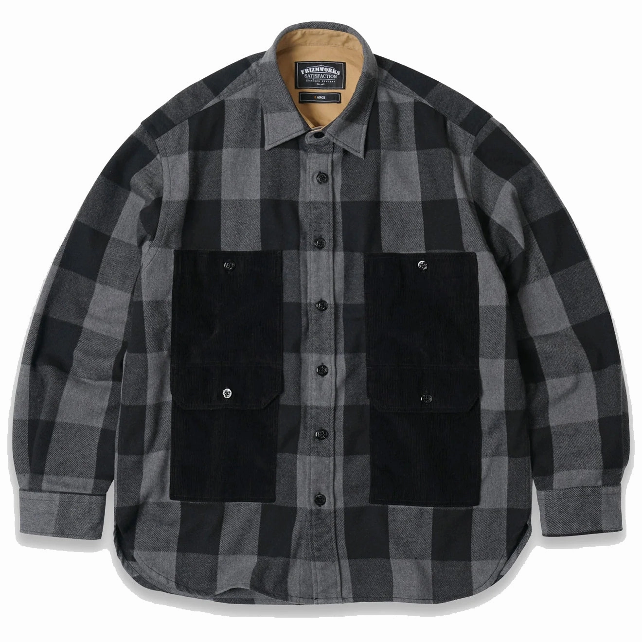 Frizmworks Buffalo Hunting Shirt Jacket Black Clearance Blowout