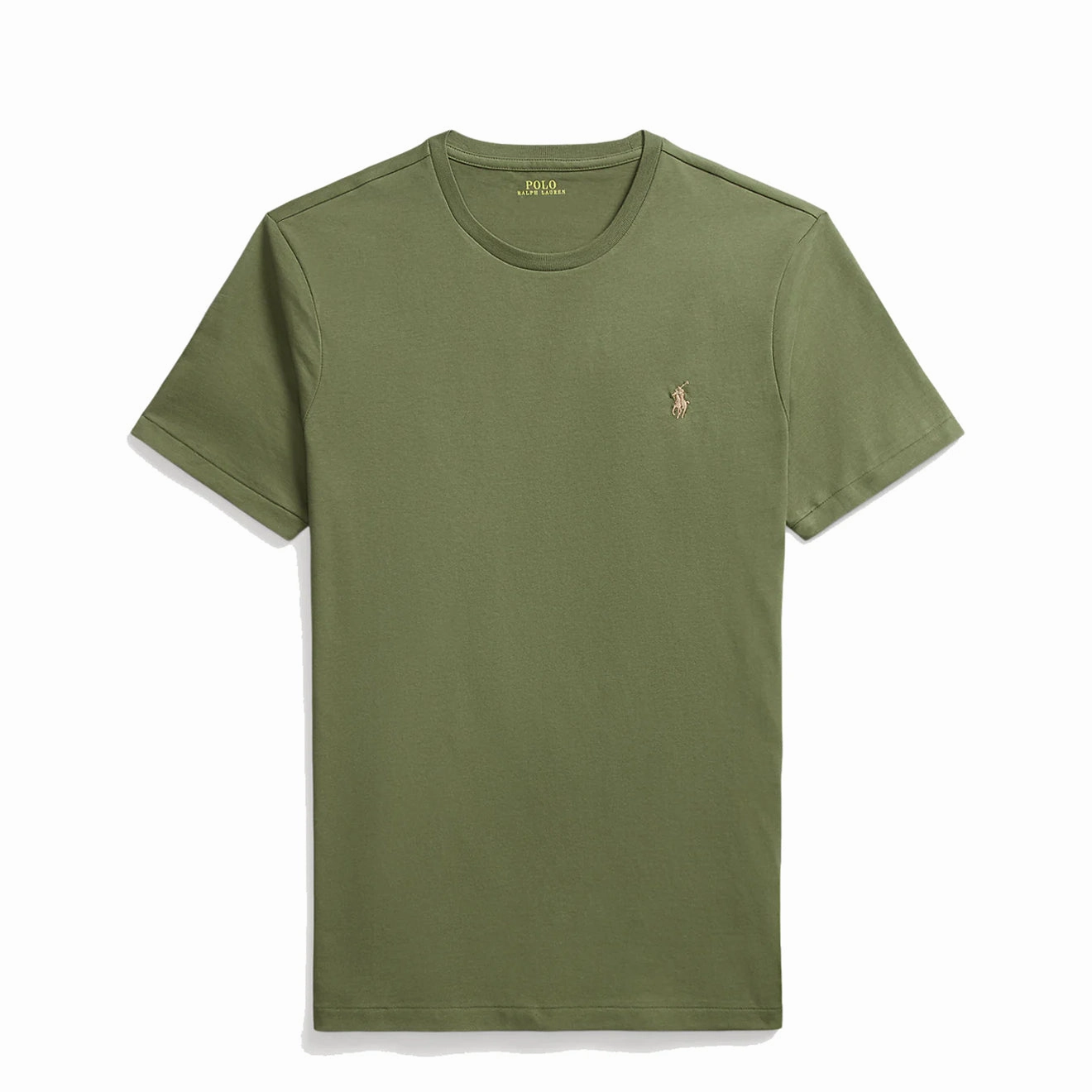 Dont Miss Big Savings Polo Ralph Lauren Custom Slim Crewneck T-Shirt Garden Trail