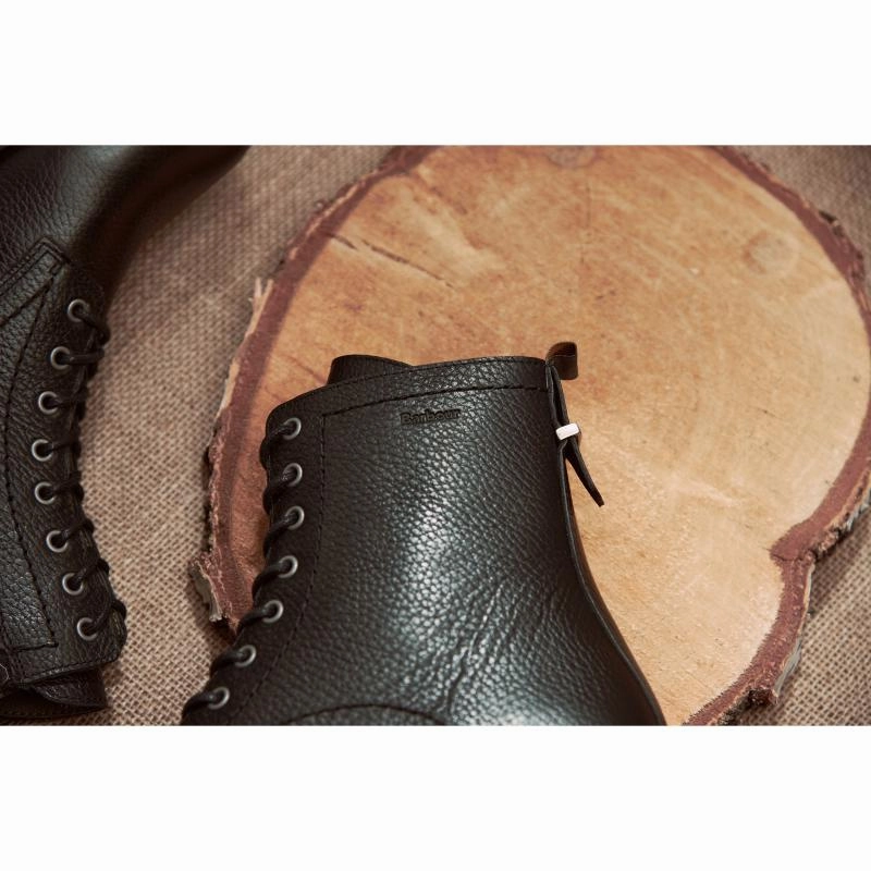 Limited Time Sale MustHave Items Barbour Christina Ladies Derby Boot - Black