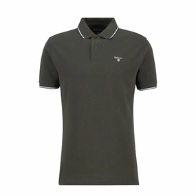 Barbour Fielding Tailored Polo Shirt Olive Flash Pick Today