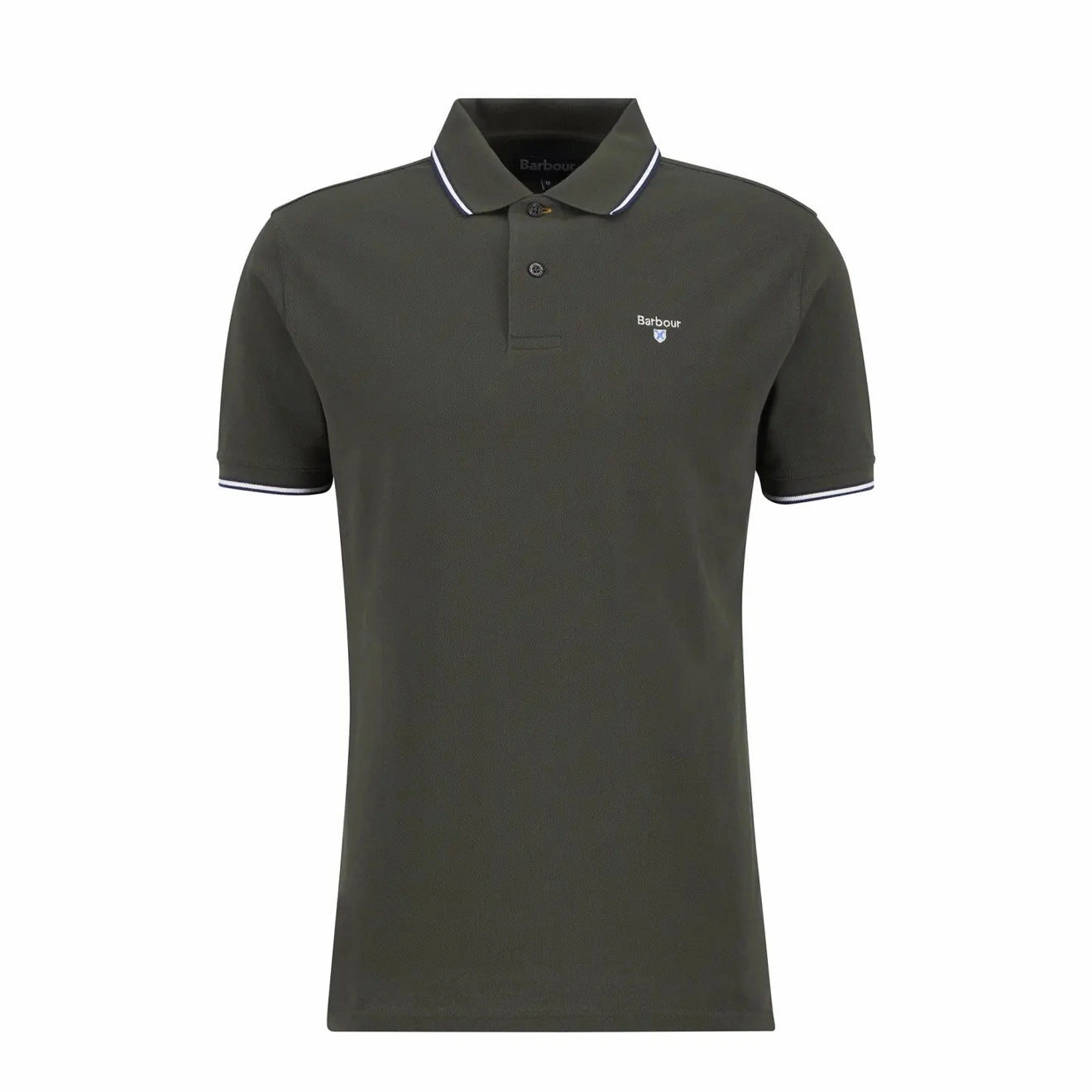 Barbour Fielding Tailored Polo Shirt Olive Flash Pick Today