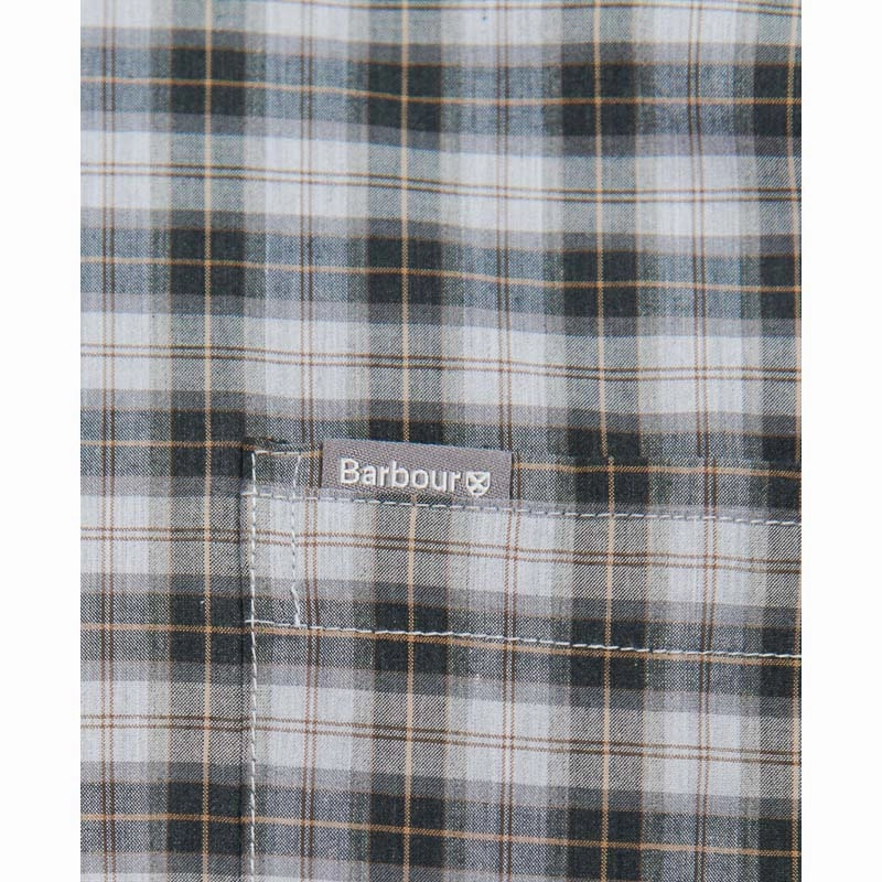 Barbour Lomond Tailored Mens Shirt - Greystone Deal Frenzy Today Weekend Sale Special