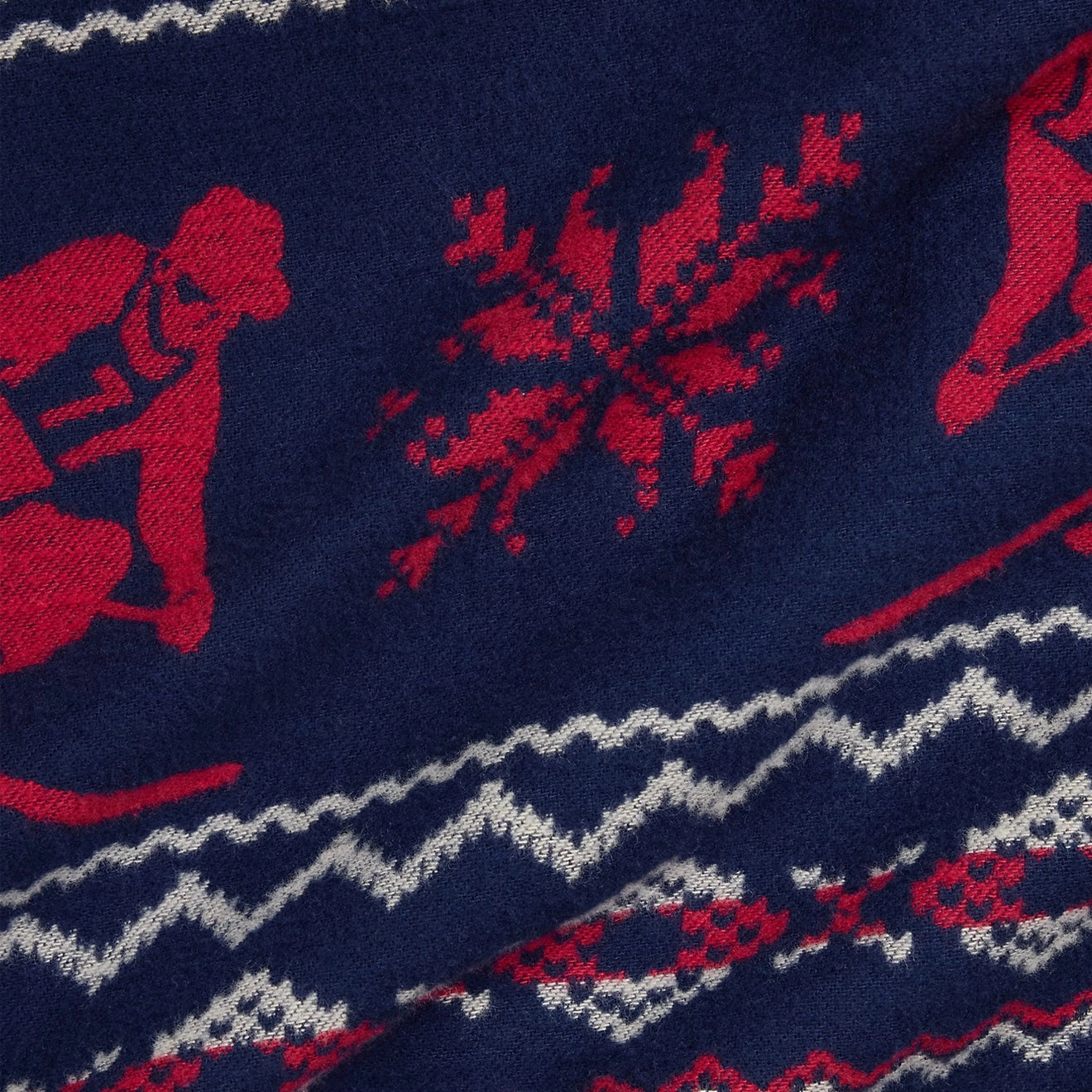 Polo Ralph Lauren Classic Fit Skier-Snowflake Workshirt Holiday Ski Jacquard Dont Miss Todays Deal Hot Pick Online