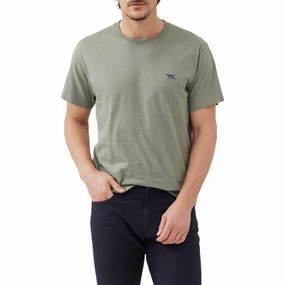 Rodd & Gunn Gunn Mens T-Shirt - Eucalyptus Exclusive Hot Pick