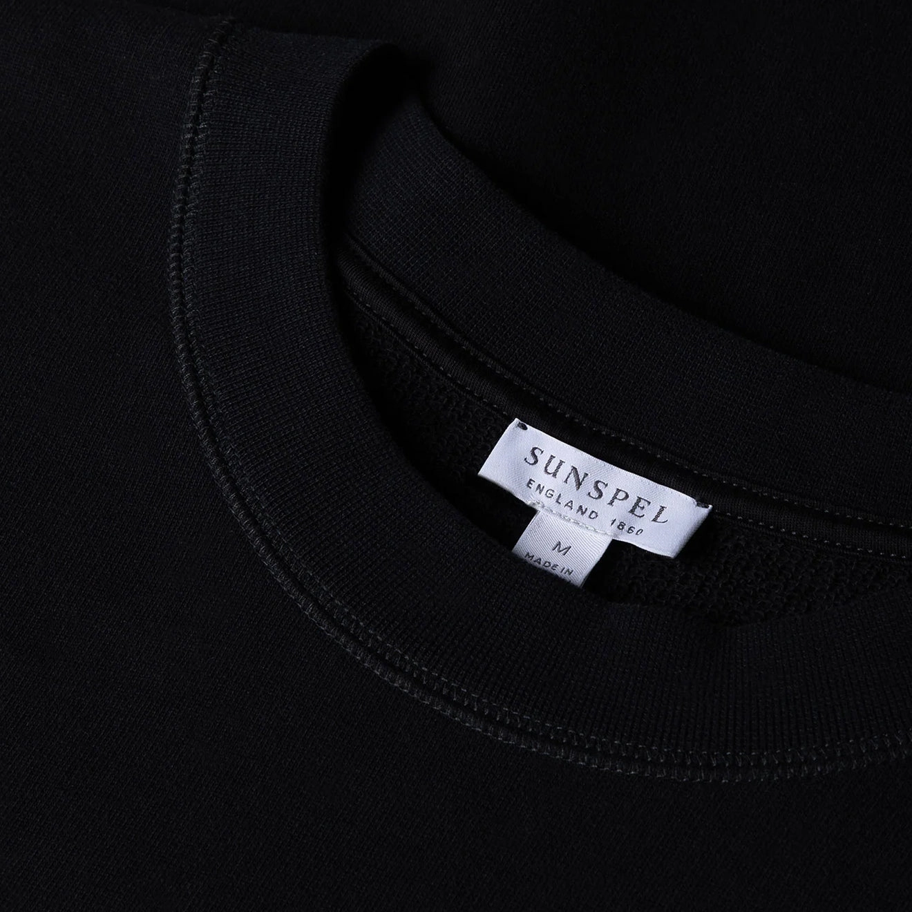 Sunspel Oversized Loopback Sweatshirt Black Flash Offer Today