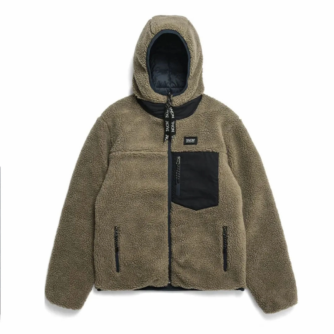Hot Item Clearance Taion Mountain R/S Down X Boa Hoodie Dark Navy / Beige