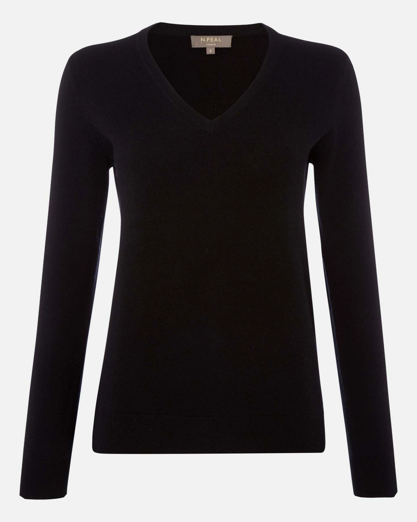 Women'S Phoebe V Neck Cashmere Jumper Black Hot Clearance Now Grab Todays Deal