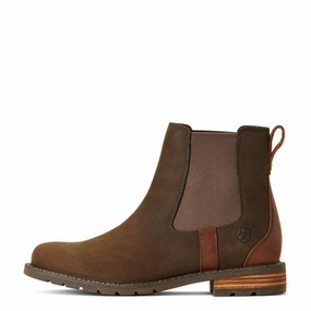 Shop Today Save Ariat Wexford Waterproof Ladies Chelsea Boot - Java
