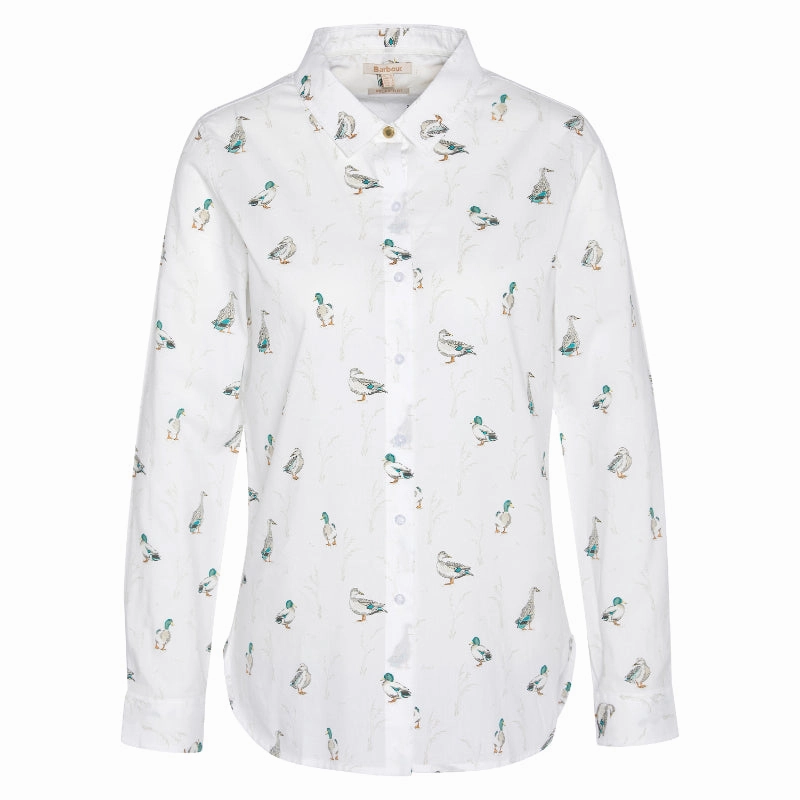 Barbour Safari Ladies Shirt - Duck Print Trendy Picks Today Exclusive Online Deal
