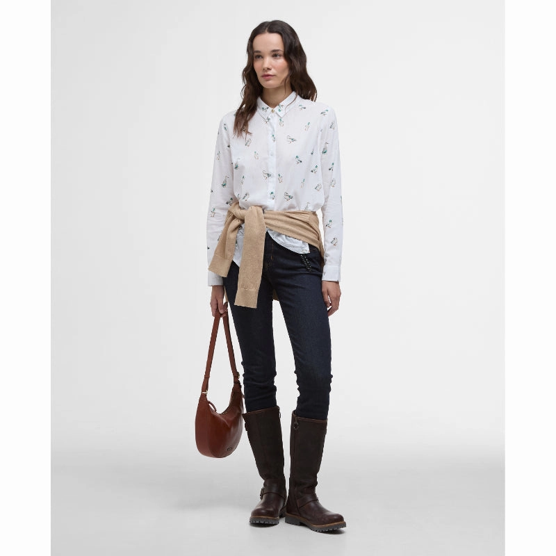 Barbour Safari Ladies Shirt - Duck Print Price Drop Today Special Savings Today