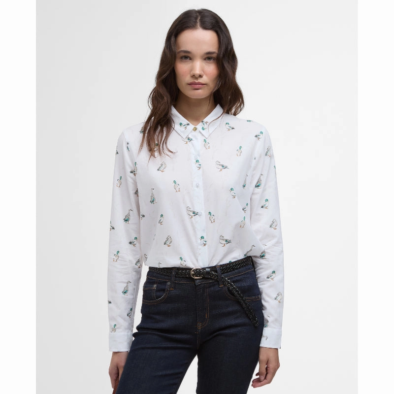 Barbour Safari Ladies Shirt - Duck Print Special Occasion Discount Hot Price Drop