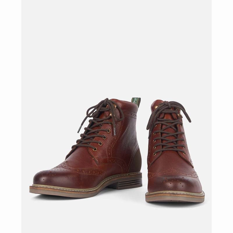 Barbour Seaton Mens Derby Boot - Chestnut Hot Picks Today