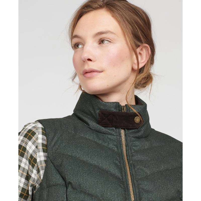 Barbour Whernside Ladies Gilet - Olive Gift Ideas Galore Dont Miss This Deal