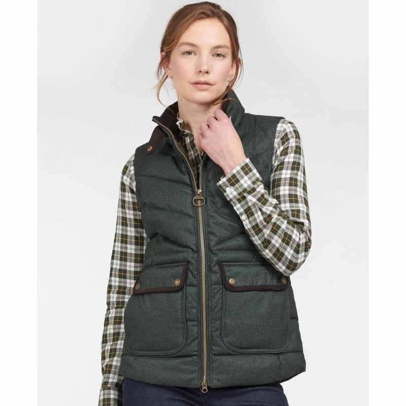 Today Only Discount Barbour Whernside Ladies Gilet - Olive