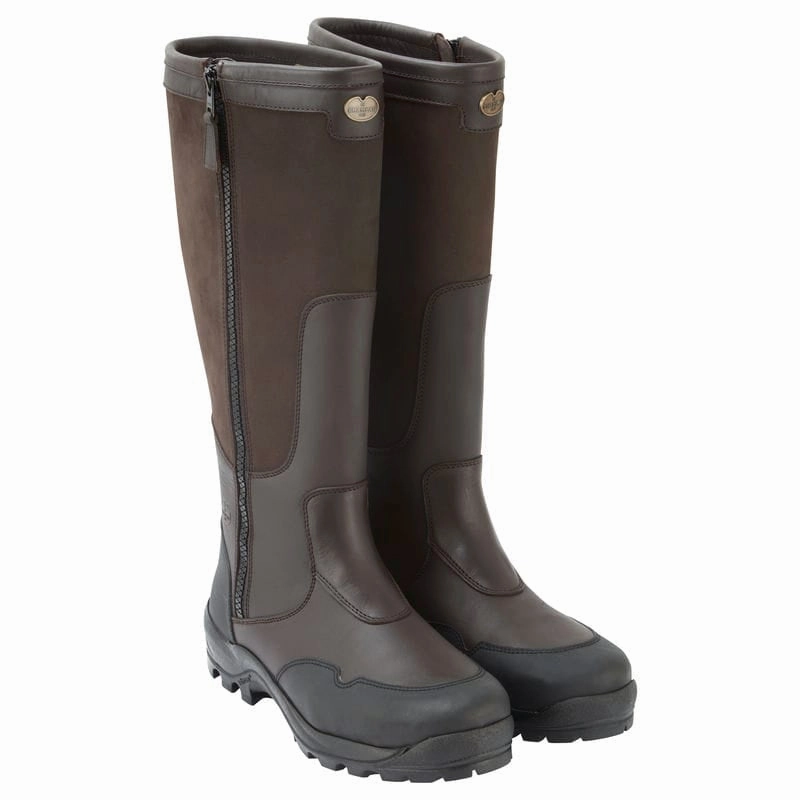 Le Chameau Turenne Mens Leather Waterproof Boots - Marron Fonce Clearance Event Today Flash Offer Today