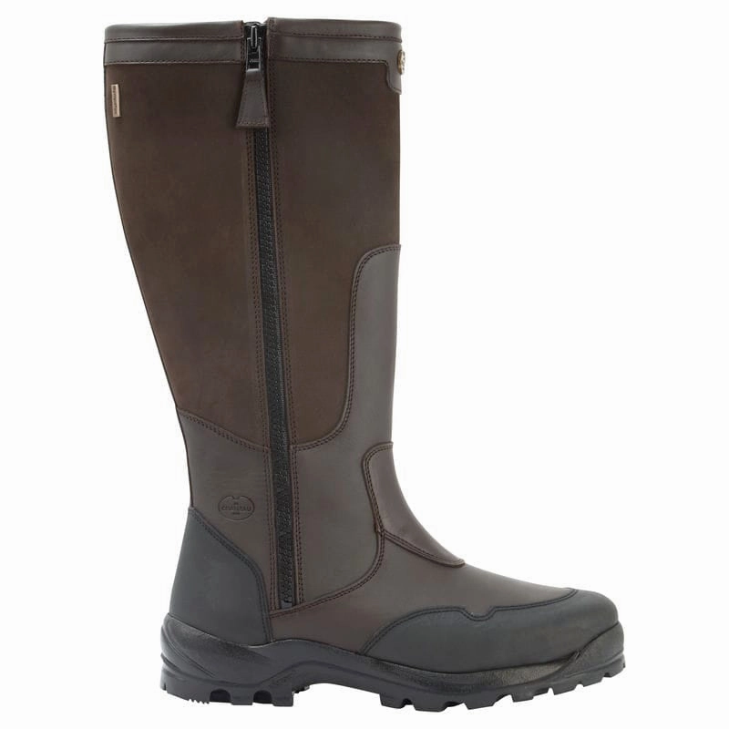 Today Only Hot Sale Le Chameau Turenne Mens Leather Waterproof Boots - Marron Fonce