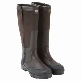 Le Chameau Turenne Mens Leather Waterproof Boots - Marron Fonce Clearance Event Today Flash Offer Today