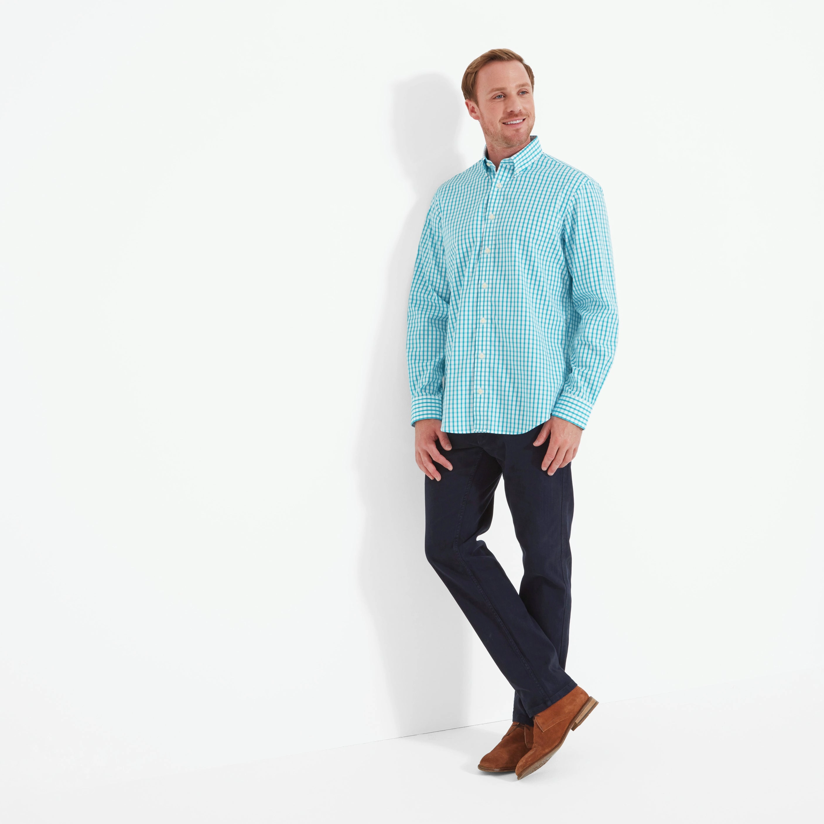 Online Exclusive Offer Hot Savings Alert Schoffel Harlyn Tailored Mens Shirt - Sea Blue