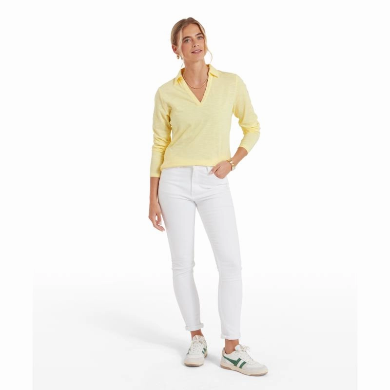 Online Exclusive Steal Schoffel Pentle Bay Ladies Top - Pale Lemon