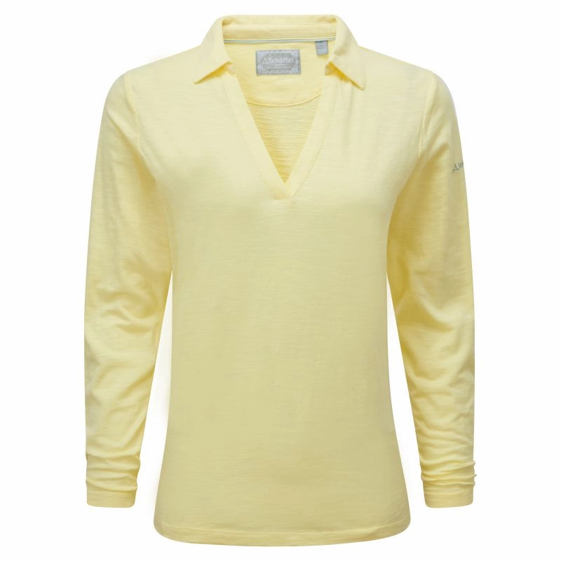 Special Online Offer Shop Smart Deals Schoffel Pentle Bay Ladies Top - Pale Lemon