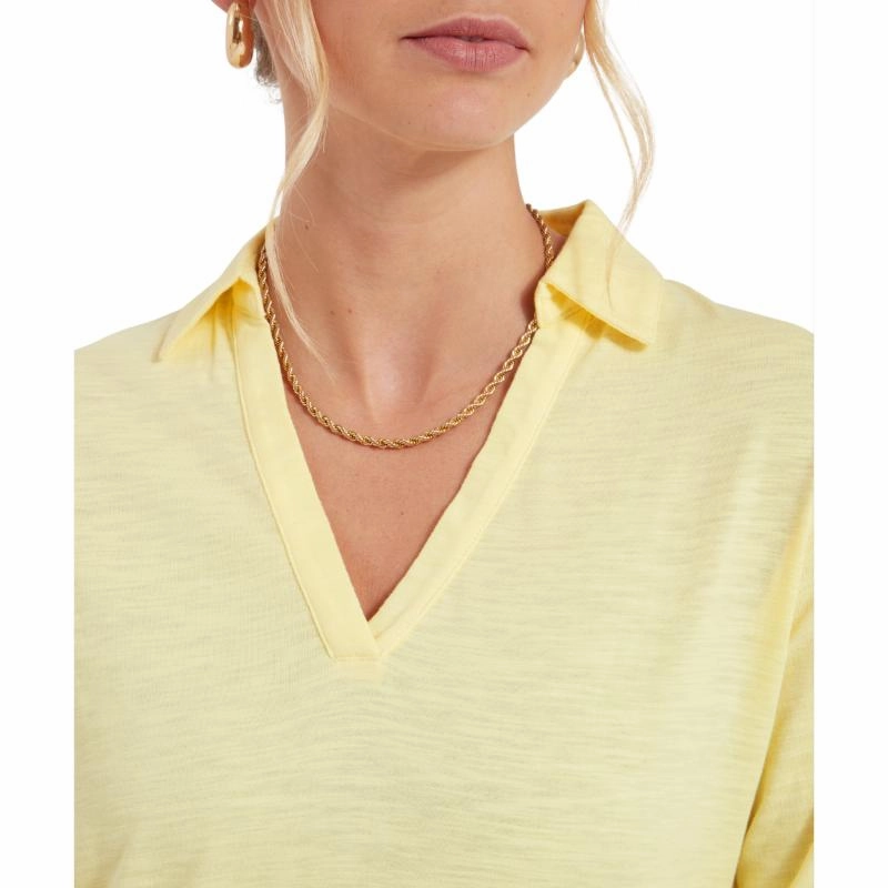 Schoffel Pentle Bay Ladies Top - Pale Lemon Shop Today Save