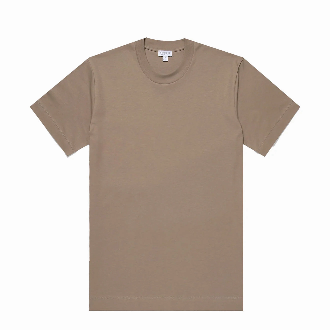 Instant Deal Today Last Chance Offer Sunspel Heavy Weight S/S Crew Tee Dark Stone
