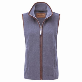 Exclusive Savings Event Schoffel Lyndon Ladies Fleece Gilet - Stone Blue
