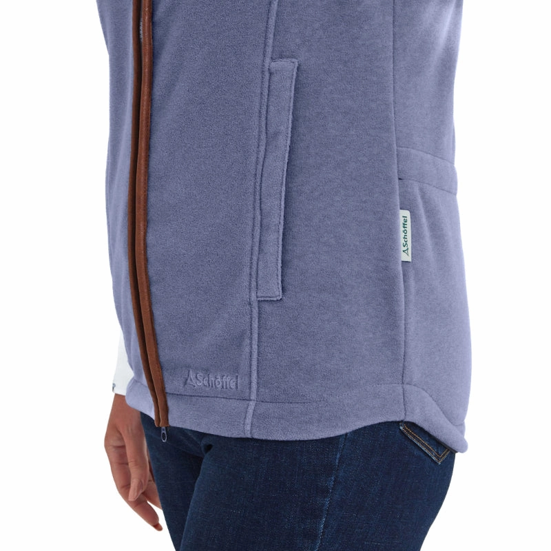 Schoffel Lyndon Ladies Fleece Gilet - Stone Blue Exclusive Online Offer