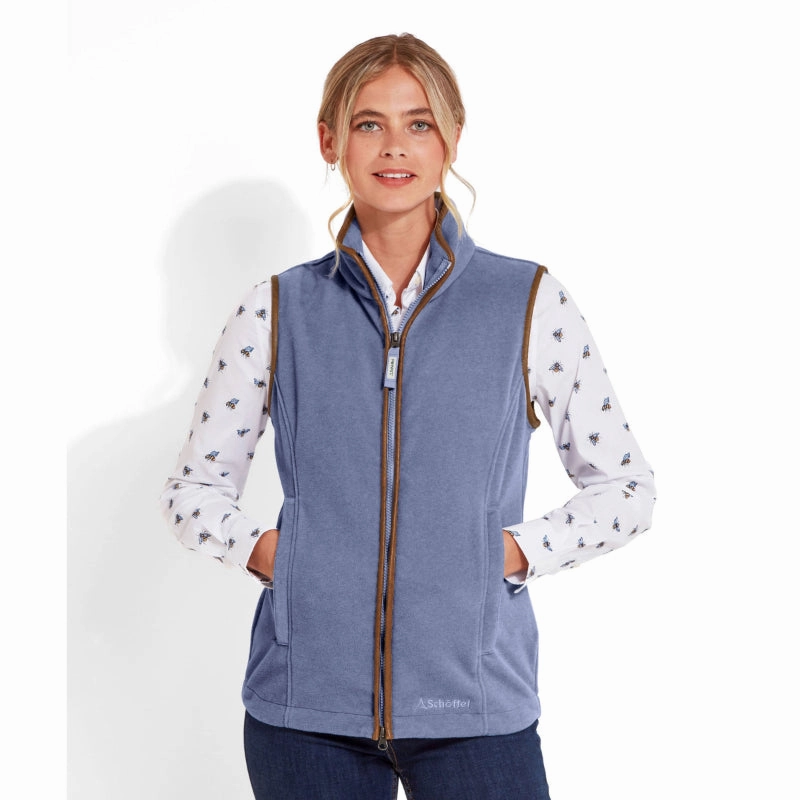 Todays Special Picks Schoffel Lyndon Ladies Fleece Gilet - Stone Blue