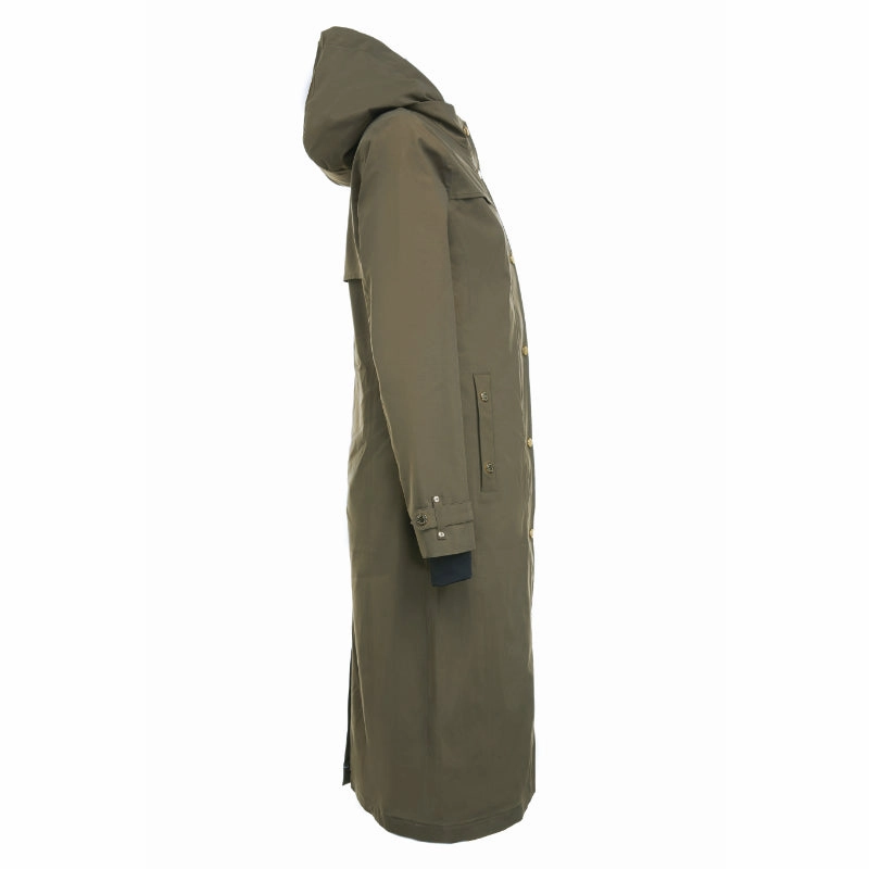 Biggest Savings Now Big Savings Event Holland Cooper Folgate Ladies Waterproof Rain Coat - Soft Khaki
