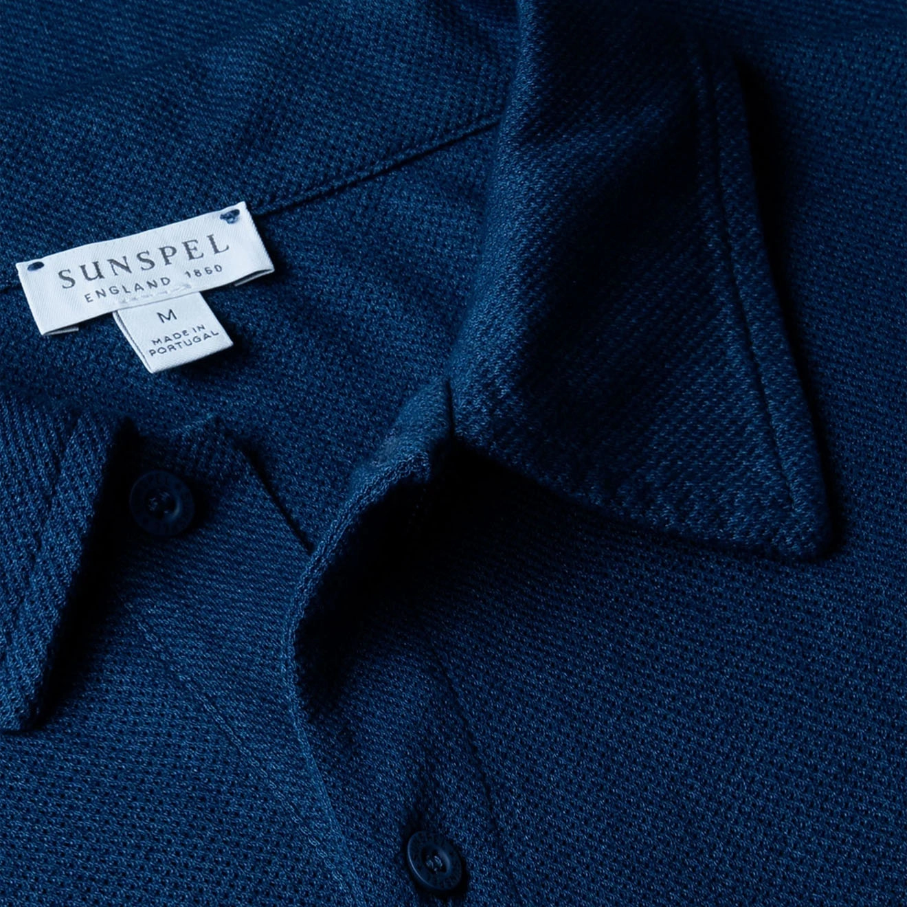 Sunspel Riviera Polo Shirt Real Indigo Best Price Today Hot Savings Alert